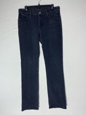 Wrangler Q Washed Black Western Bootcut JeAns Size 10 x 34 Long Inseam